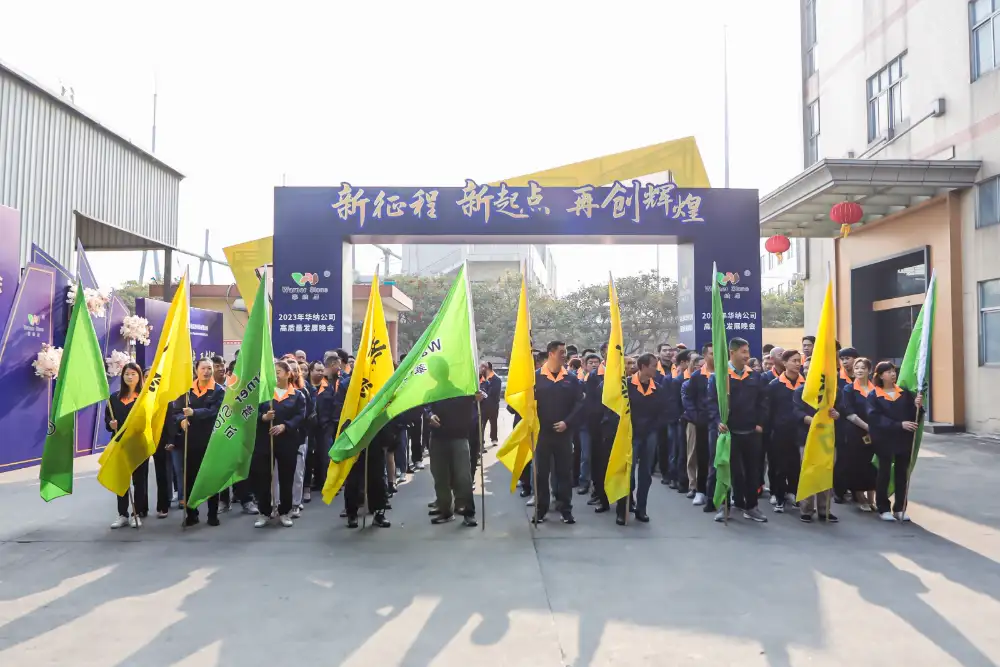 High-quality manufacturing summit arrival portal and flag team
