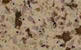 Warm Beige Sand Grain Durable Quartz Slab Texture Sample