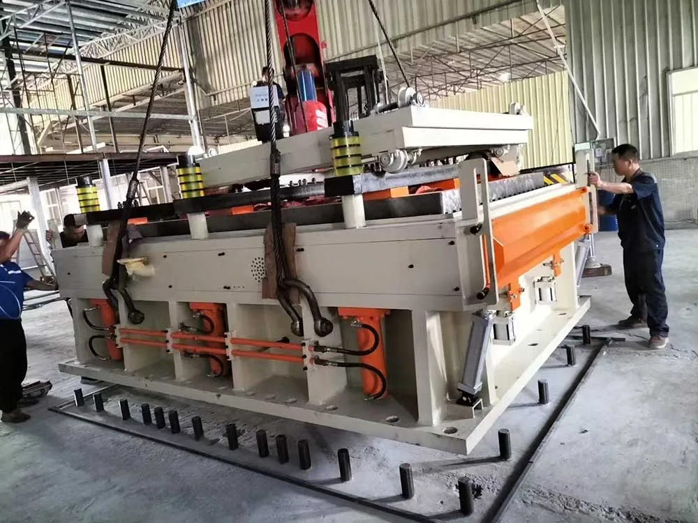 Installation and calibration of high-tonnage hydraulic vacuum pressing machine