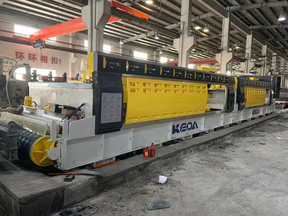 KEDA industrial heavy-duty multi-head continuous slab polishing machinery