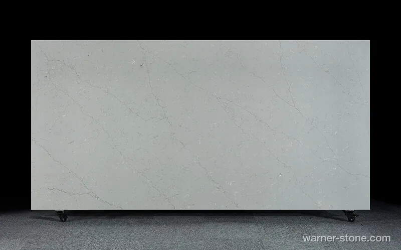 Warner Stone HN-701 Glacial Grey Engineered Quartz Slab