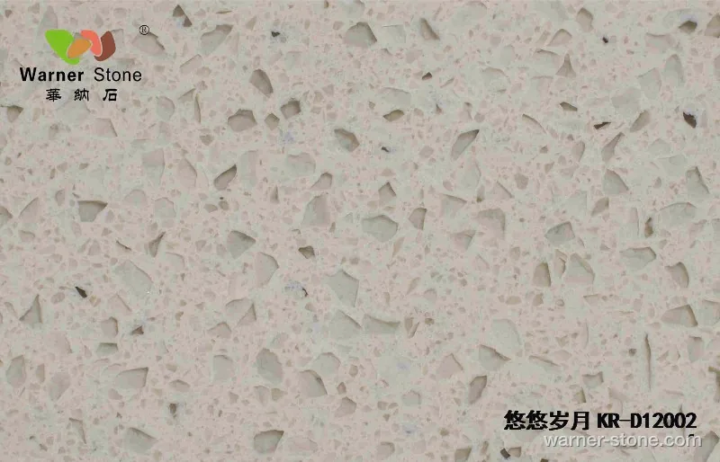 Kairui Jimei KR-D12002 Peaceful Years Translucent Crystal Quartz Surface