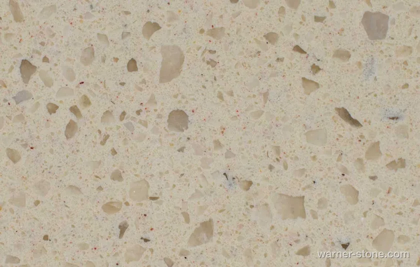 Kairui Jimei KR-D15A03 Blossom Fall Cream Quartz Surface