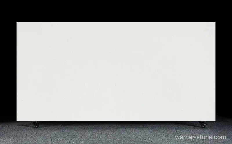 Warner Commercial Heavy W-H12 High-Durability Pure White Quartz Slab